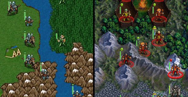 Battle for Wesnoth: Comparativa El tiempo no pasa en balde