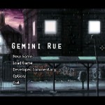 Gemini Rue - Menu de inicio